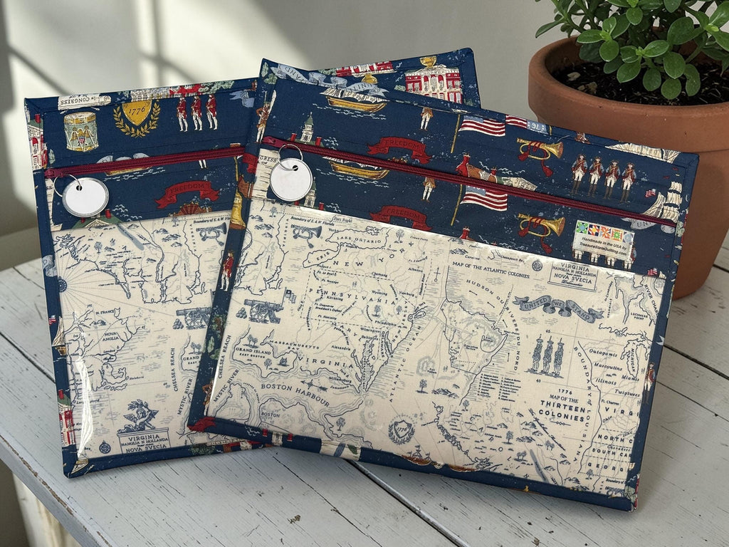 Cross Stitch Project Bag - Independence Day Patriotic USA - Standard Bag