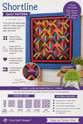 Cozy Quilt Designs - Shortline Quilt Pattern - jelly roll friendly in 6 sizes - Beginner