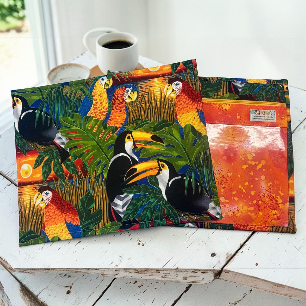 Cross Stitch Project Bag - Toucan Tropical Bird - Standard Bag