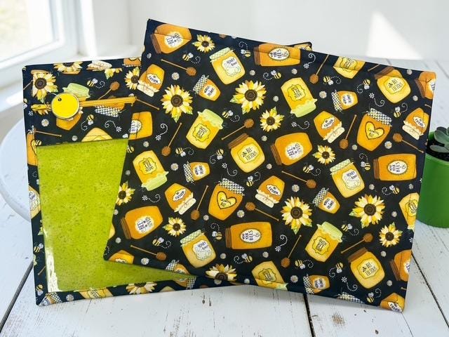 Cross Stitch Project Bag - Bee Honey - Standard Bag