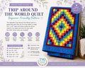 Eleanor Burns Trip around the world Quilt Pattern – Rotary Cutting easy beginner friendly strip