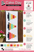 Cake Day Quilt Pattern - Fun Scrappy Table Runner Quilt - Villa Rosa Designs - easy beginner