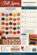 Fall Leaves Quilt Pattern – Fat Quarter Friendly, Table Runner Included
