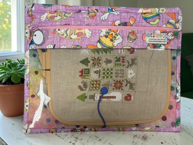 Cross Stitch Project Bag - Easter Bunny - Standard Bag