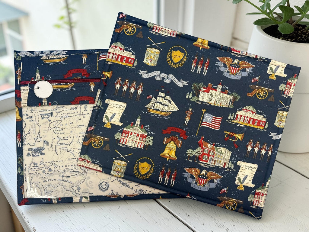 Cross Stitch Project Bag - Independence Day Patriotic USA - Standard Bag