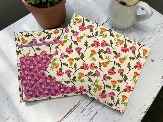 Cross Stitch Project Bag - Corn Flower - Standard size