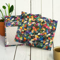Cross Stitch Project Bag - Colorful Rocks Gemstones River Rocks - Standard Bag