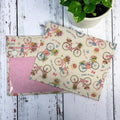 Cross Stitch Project Bag - Bicycle Flower Basket Spring Summer - Standard Bag