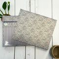 Cross Stitch Project Bag - Riley Blake - Soft Florals Mini Roses Pink Purple - Standard Bag
