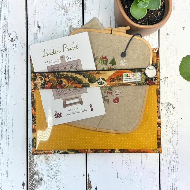 Cross Stitch Project Bag - Autumn Scenery Thanks Giving - Standard Bag