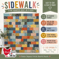 Cluck Cluck Sew - Sidewalk Quilt Pattern - Fat Quarter friendly in 5 sizes