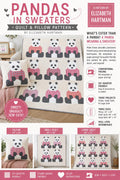 Pandas in Sweaters Quilt and Pillow Pattern – Elizabeth Hartman EH 064