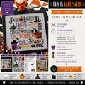 This Is Halloween Cross Stitch Pattern | Primrose Cottage Stitches | Printed Paper Chart | Halloween Sampler | Confident Beginner