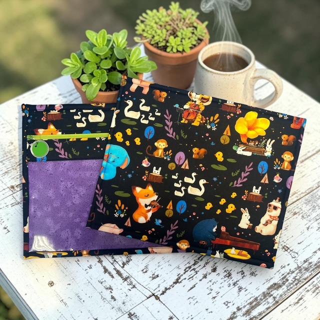 Cross Stitch Project Bag - Woodland Forest Animals - Standard Bag