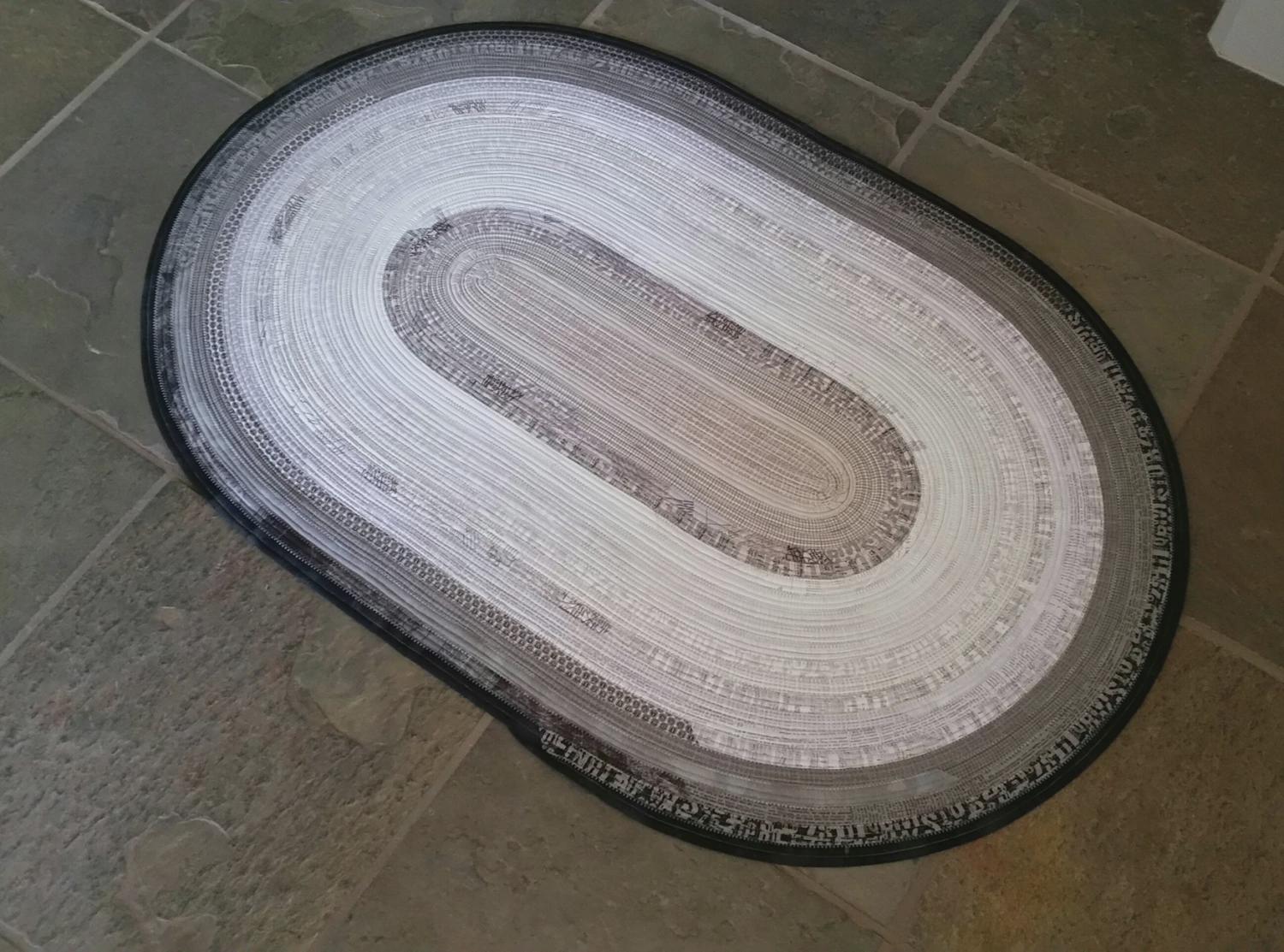 RJ designs - Jelly Roll Rug Pattern Chart - Sewing
