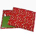 Holly Berries Christmas Red Trees project bag